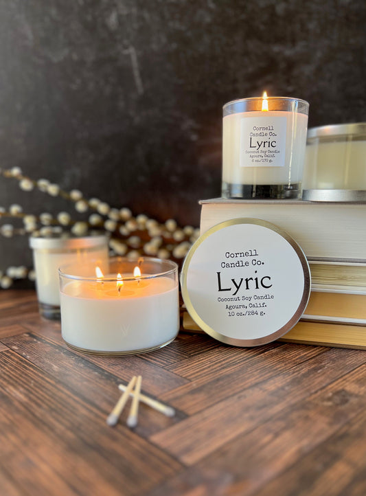 Lyric Candle - blackcurrant, absinthe, amber scent