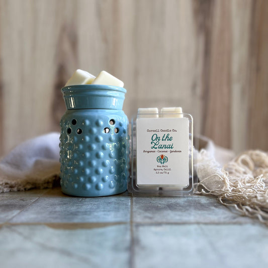 On the Lanai ~ a Bergamot + Coconut + Gardenia Wax Melt