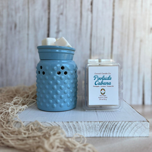 Poolside Cabana Wax Melt ~ Pineapple + Coconut + Suntan Oil