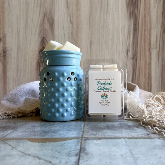 Poolside Cabana ~ a Pineapple + Coconut + Suntan Oil Wax Melt