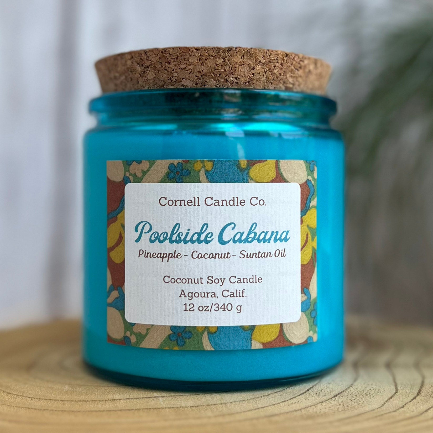 Poolside Cabana Candle ~ Pineapple + Coconut + Suntan Oil