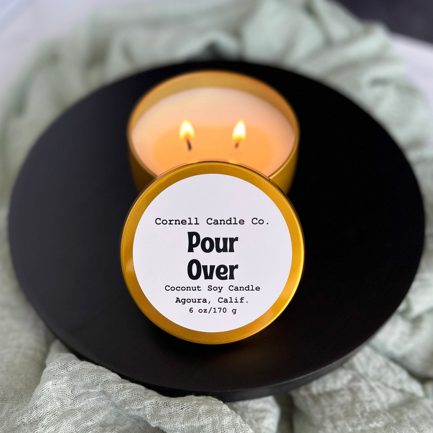 Pour Over Candle ~ Coffee + Cream