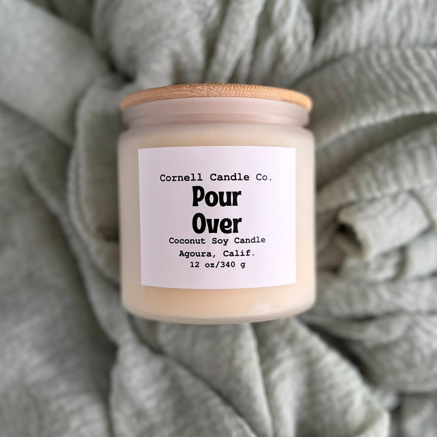 Pour Over Candle ~ Coffee + Cream