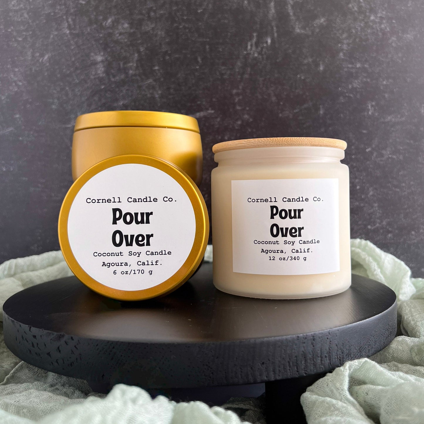 Pour Over Candle ~ Coffee + Cream