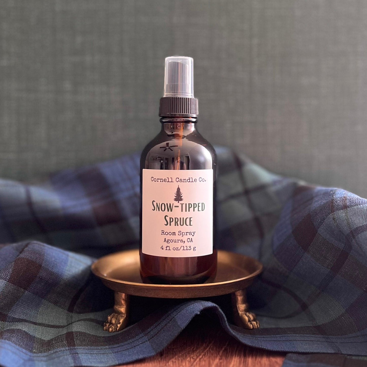 Snow-tipped Spruce Room Spray ~ Spruce + Cedar