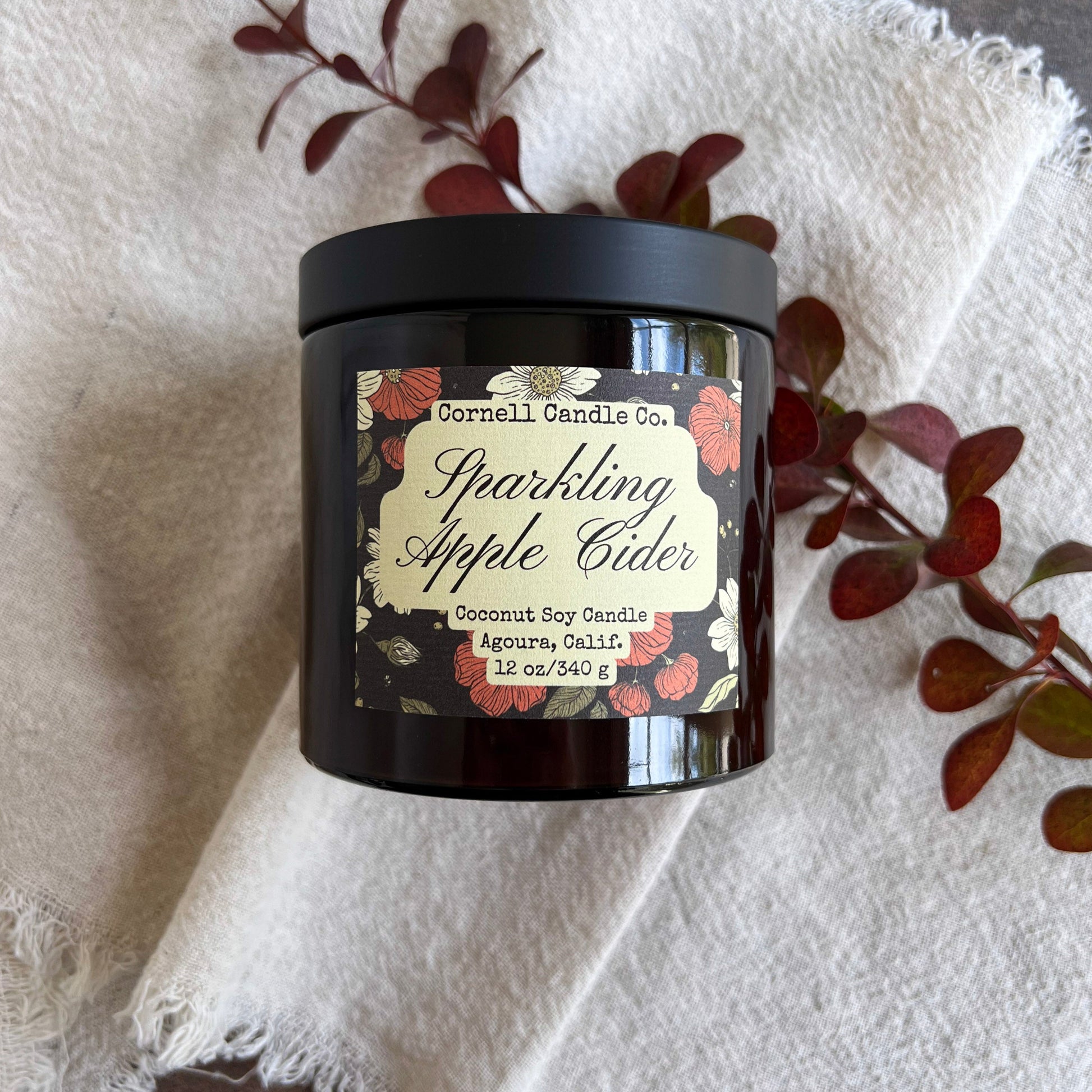 Sparkling Apple Cider Candle ~ Apple + Ginger