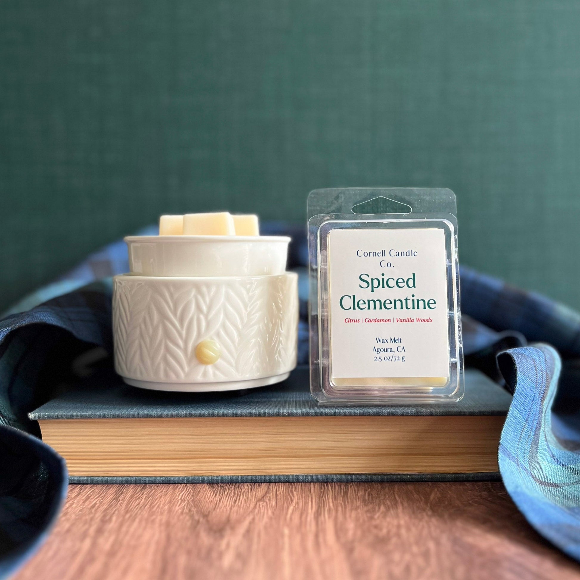 Spiced Clementine Wax Melt ~ Citrus + Cardamon + Vanilla Woods