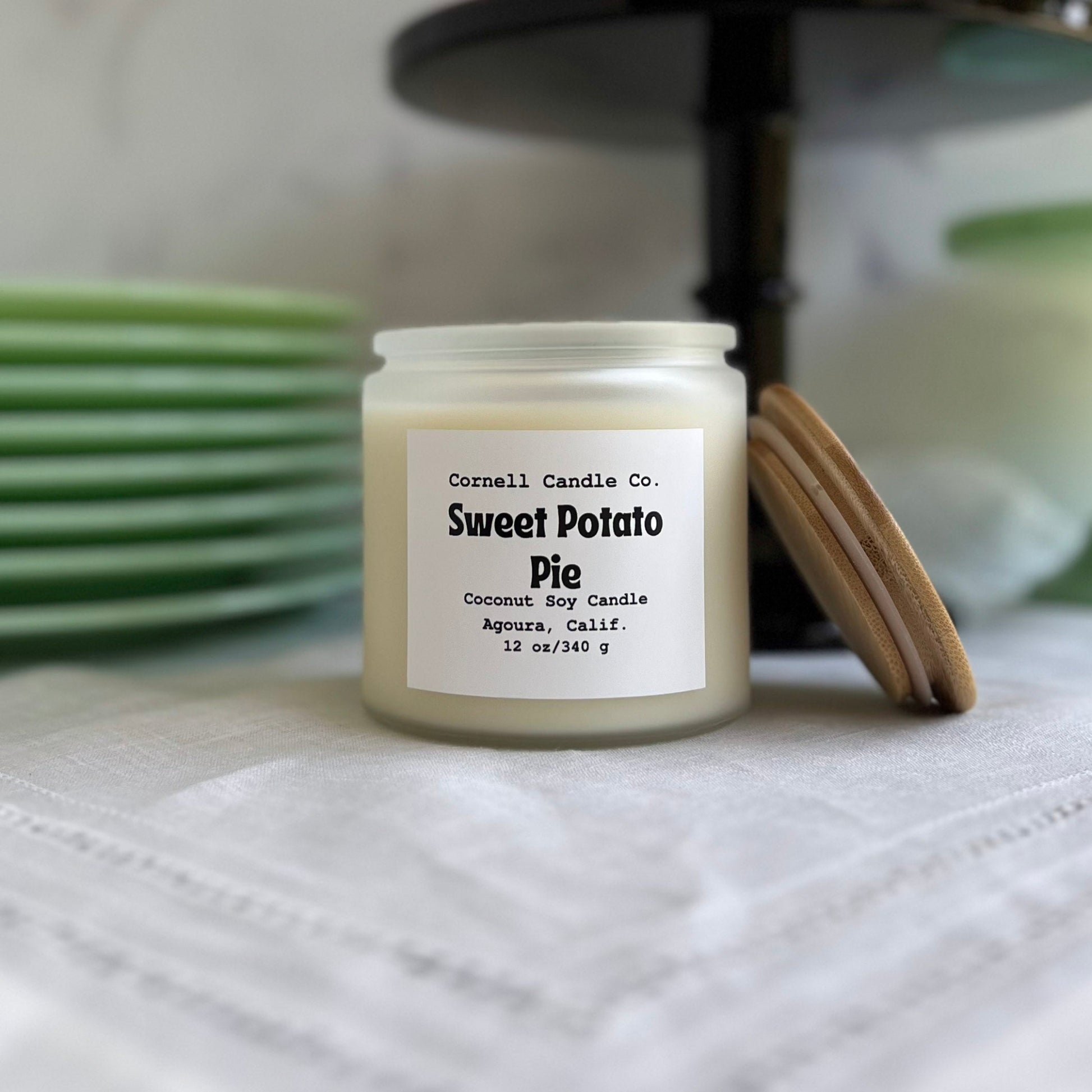 Sweet Potato Pie Candle ~ Sweet Potato + Vanilla + Pie Crust