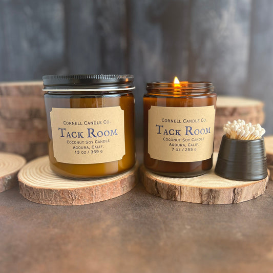 Tack Room ~ a Leather + Labdanum + Bergamot Candle