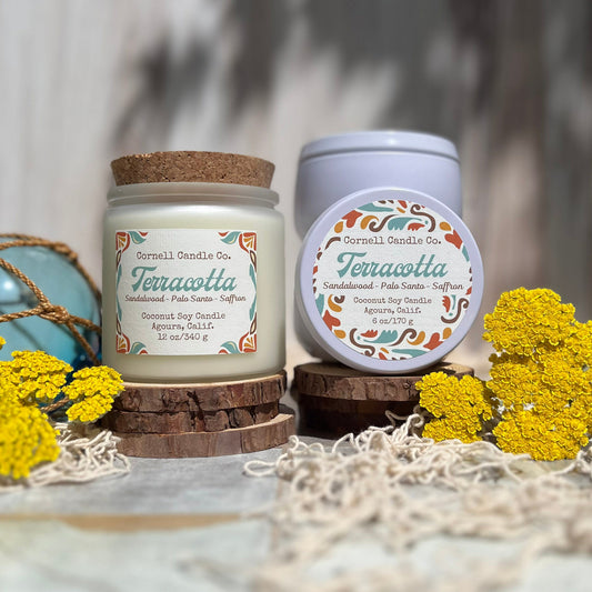 Terracotta ~ a Sandalwood + Palo Santo Candle