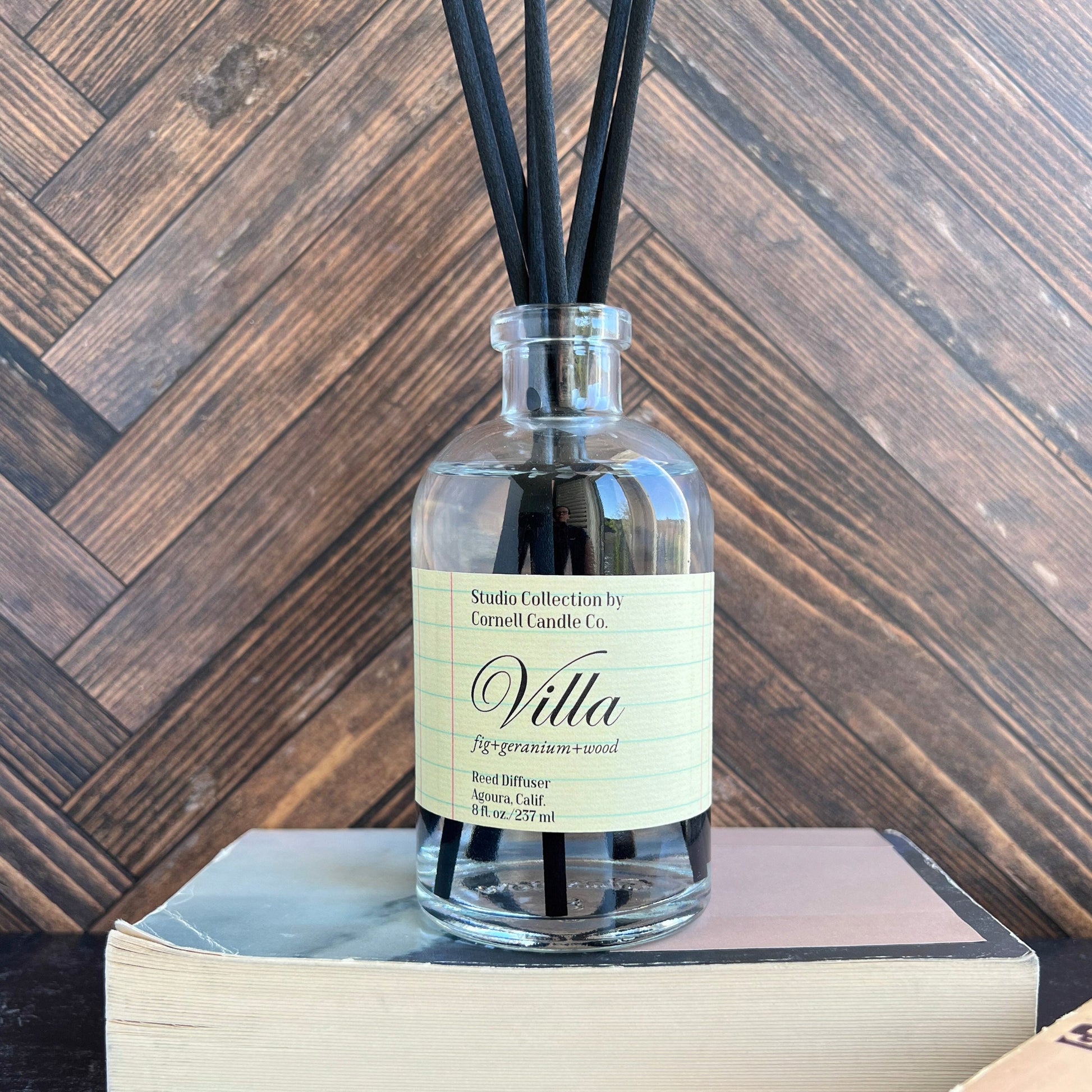 Villa Reed Diffuser ~ Fig + Geranium + Wood