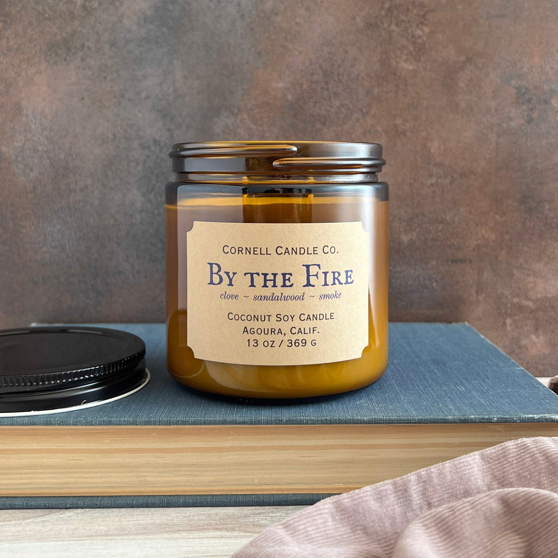 By the Fire ~ a Clove + Sandalwood + Smoke Candle