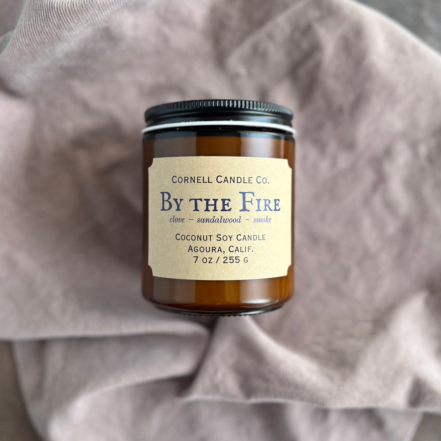 By the Fire ~ a Clove + Sandalwood + Smoke Candle