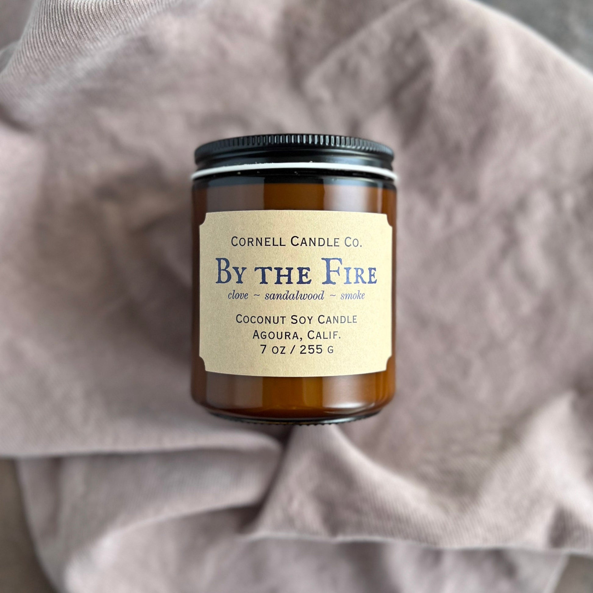 By the Fire ~ a Clove + Sandalwood + Smoke Candle