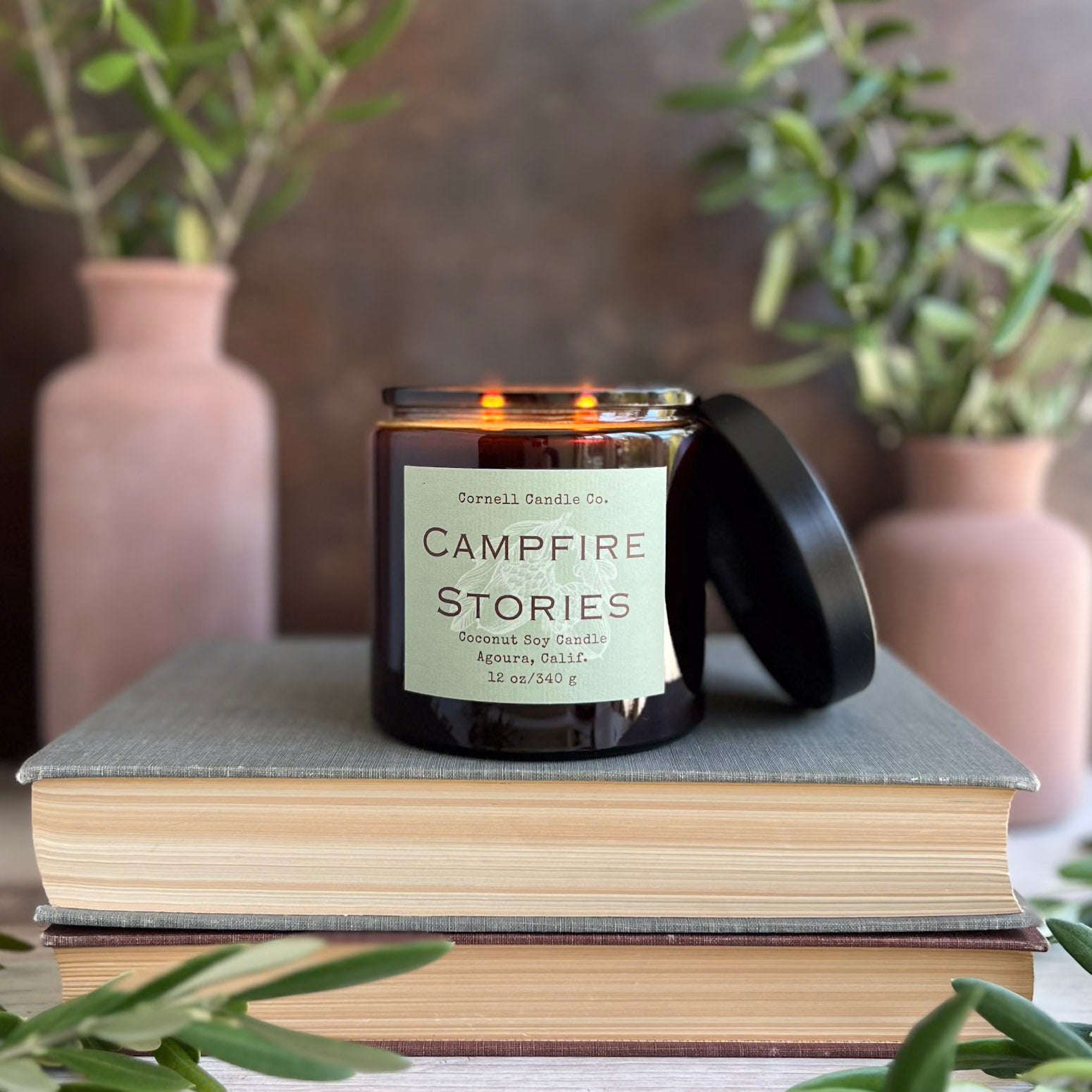Campfire Stories Candle ~ Marshmallow + Maple + Smoke