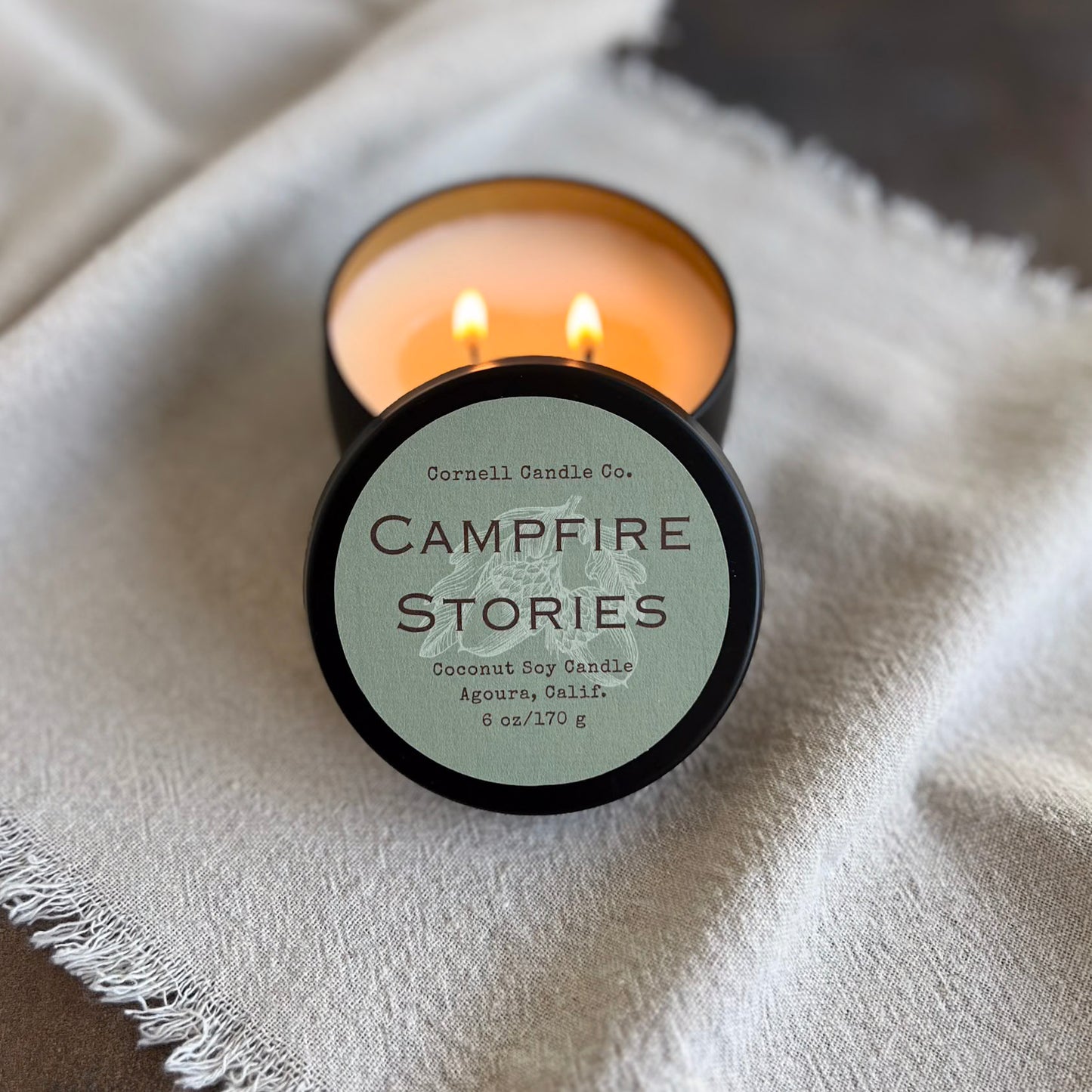 Campfire Stories Candle ~ Marshmallow + Maple + Smoke