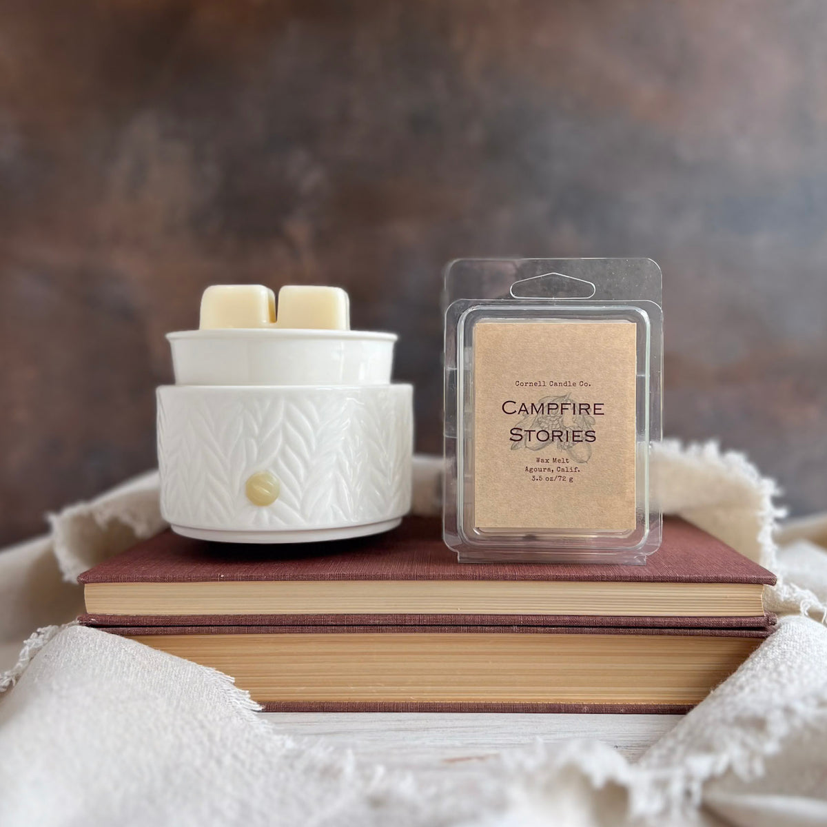 Campfire Stories Wax Melt ~ Marshmallow + Maple + Smoke