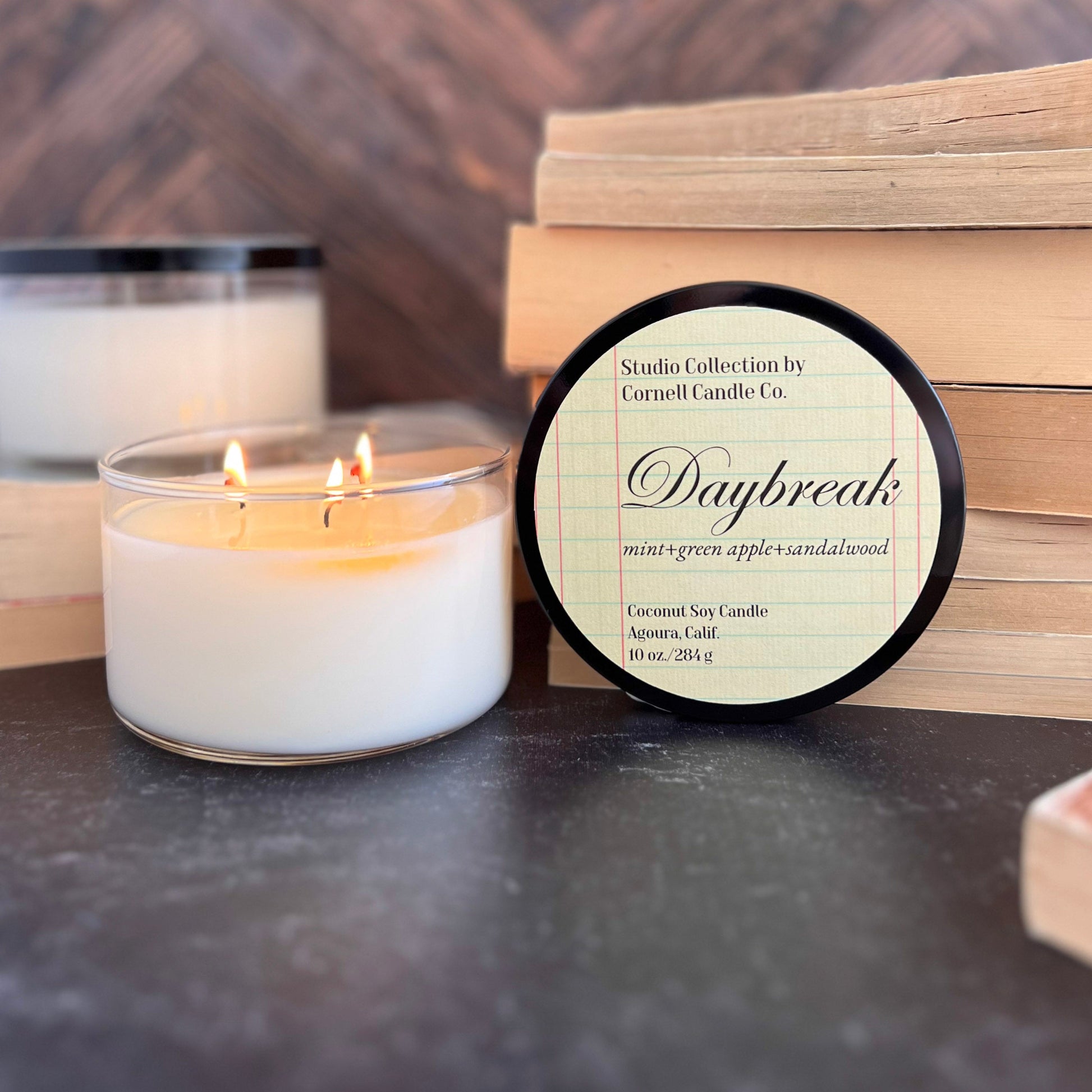 Daybreak Candle ~ Mint + Green Apple + Sandalwood