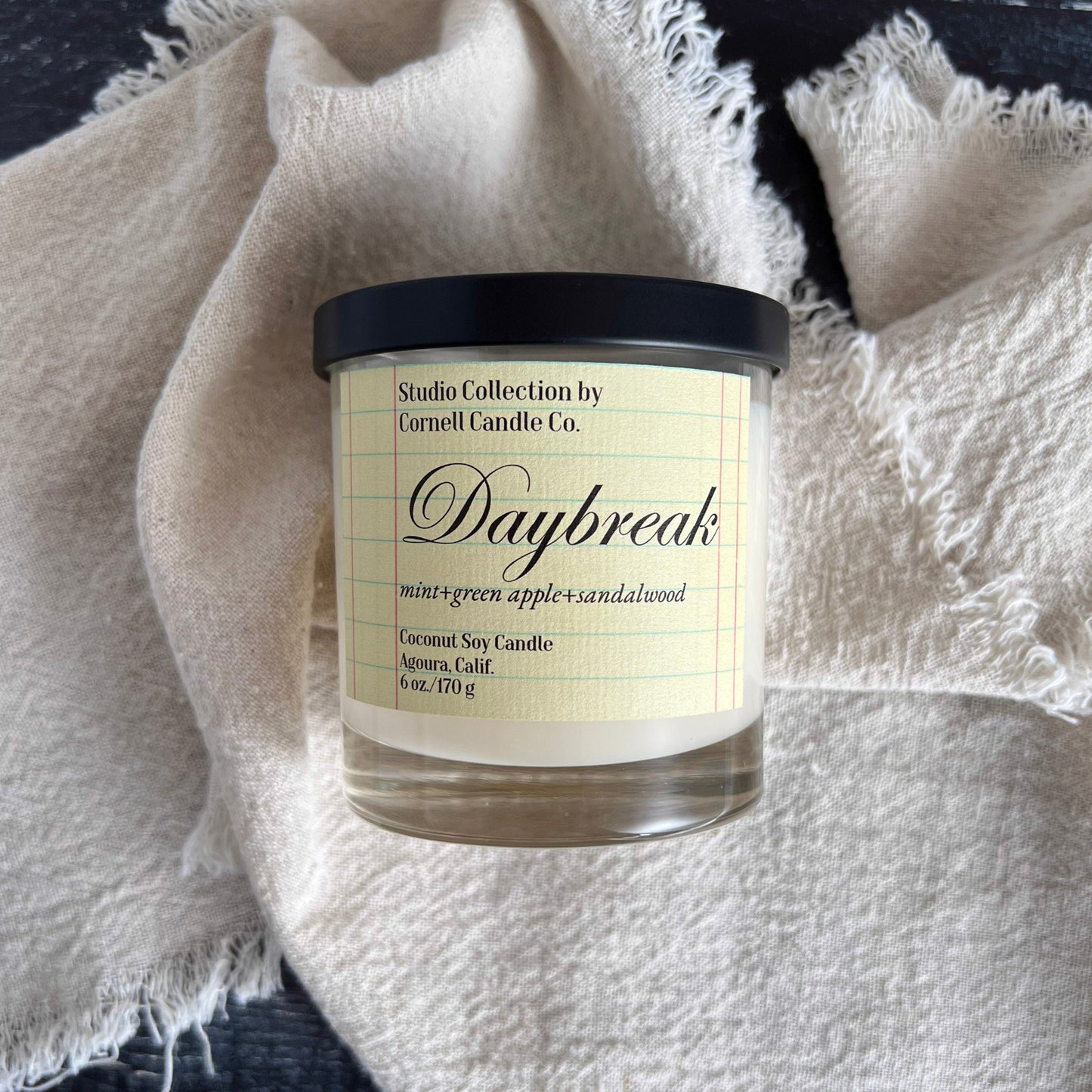 Daybreak Candle ~ Mint + Green Apple + Sandalwood