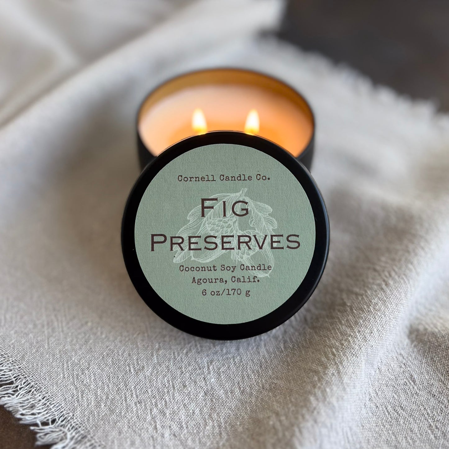 Fig Preserves Candle ~ Fig + Blackberry + Black Honey