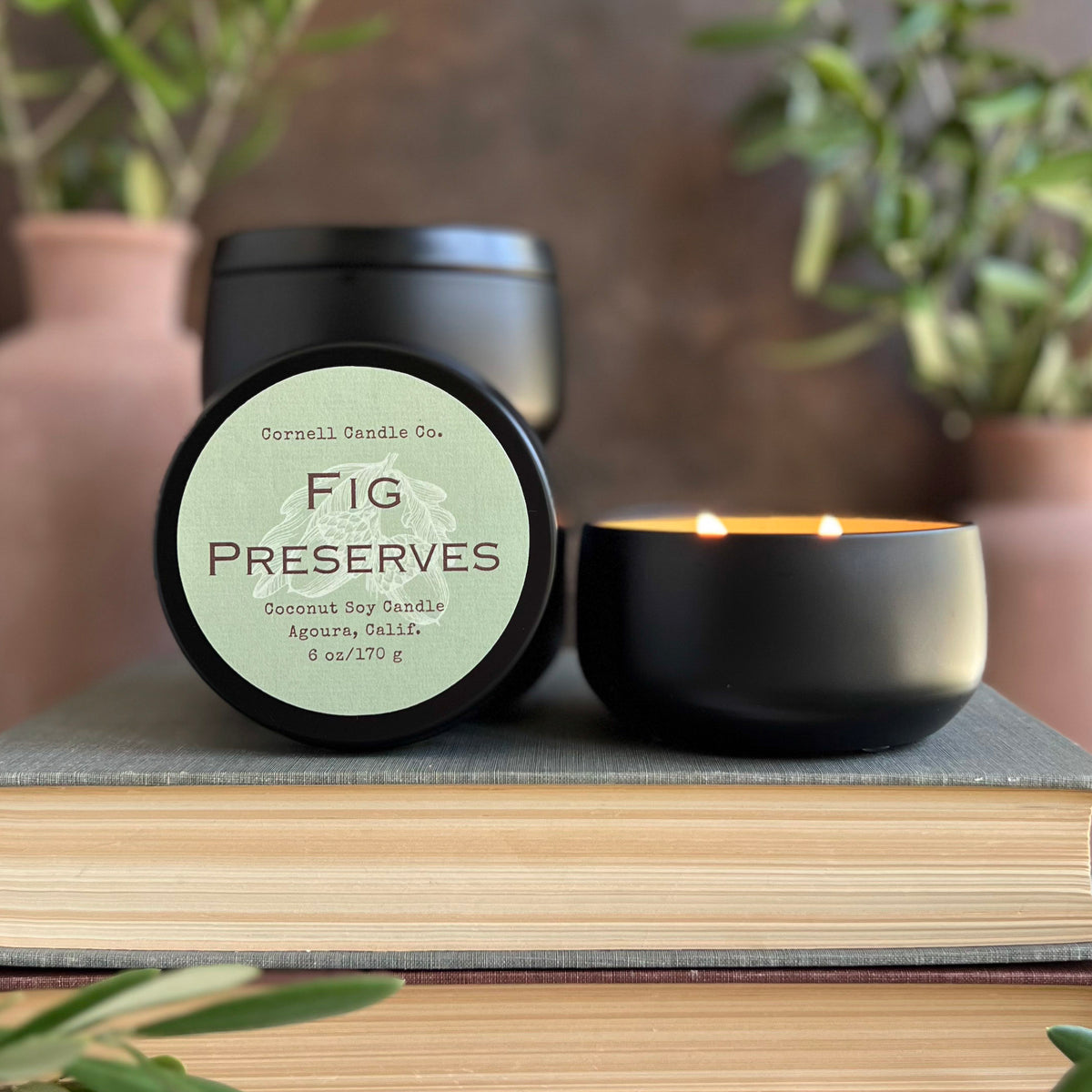 Fig Preserves Candle ~ Fig + Blackberry + Black Honey
