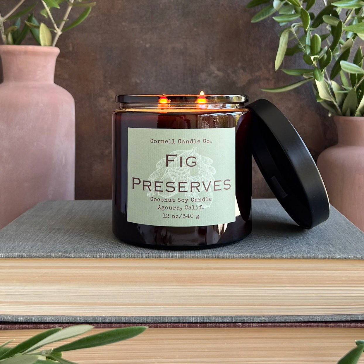 Fig Preserves Candle ~ Fig + Blackberry + Black Honey