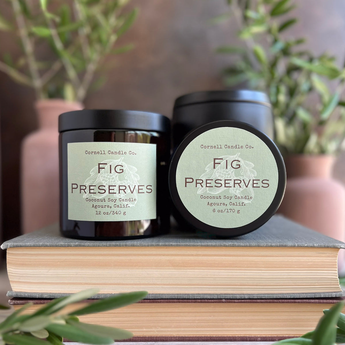 Fig Preserves Candle ~ Fig + Blackberry + Black Honey