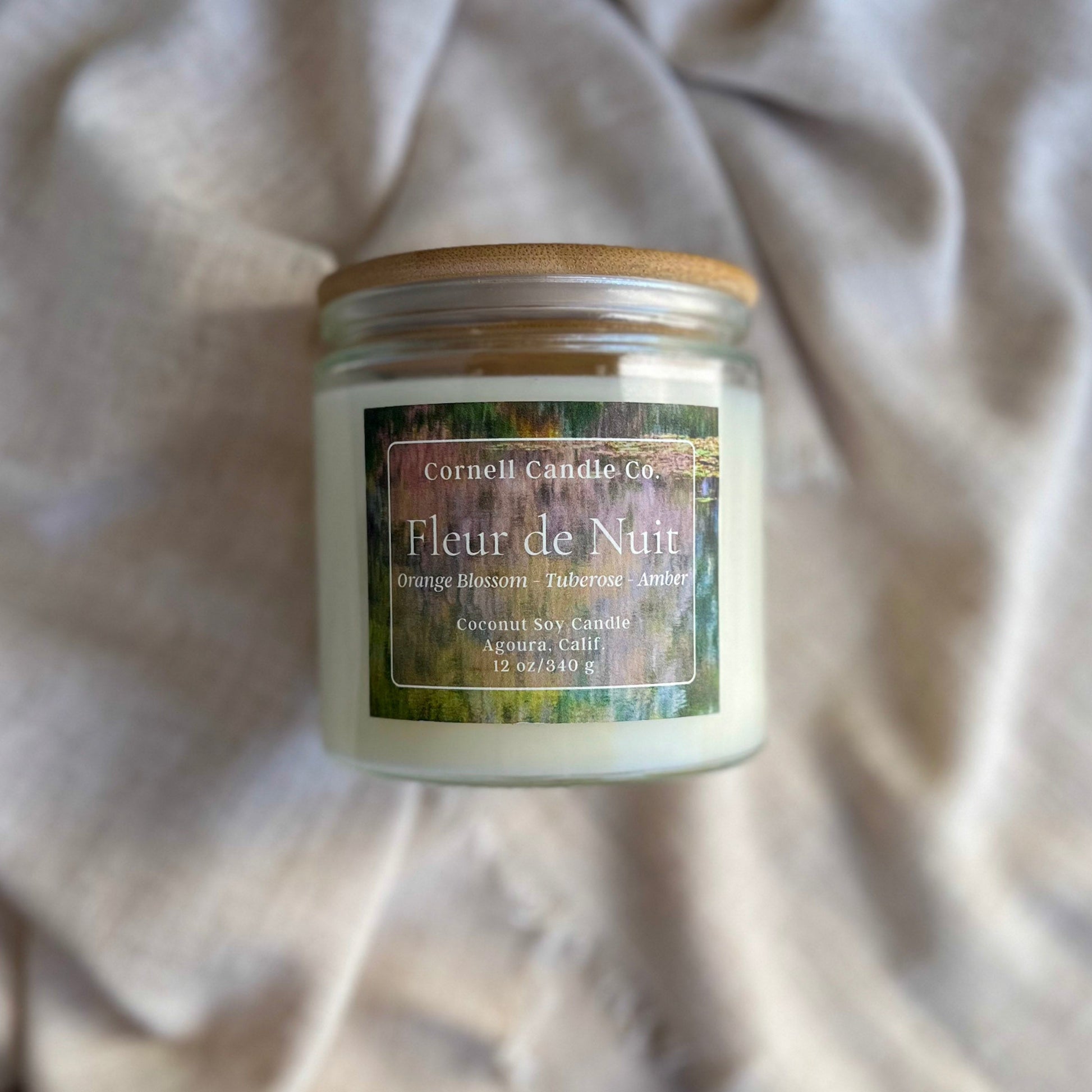 Fleur de Nuit Candle ~ Orange Blossom + Tuberose + Amber