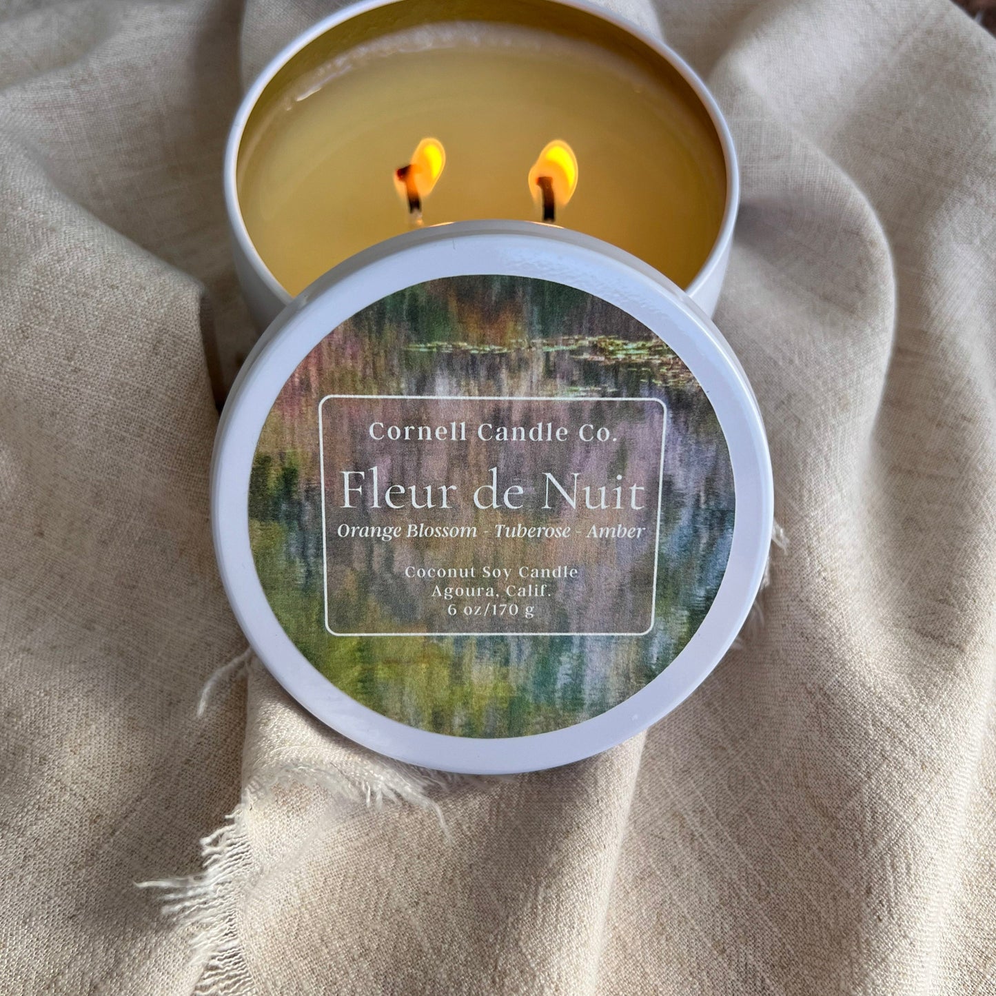 Fleur de Nuit Candle ~ Orange Blossom + Tuberose + Amber