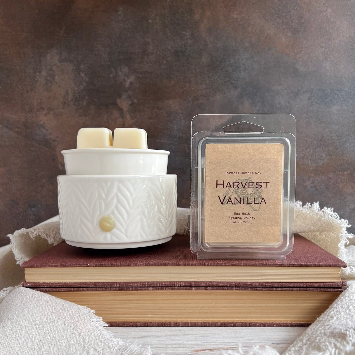 Harvest Vanilla Wax Melt ~ Vanilla + Amber + Musk