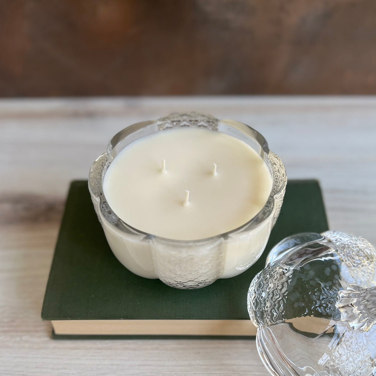 Harvest Vanilla Heirloom Pumpkin Candle ~ Vanilla + Amber + Musk