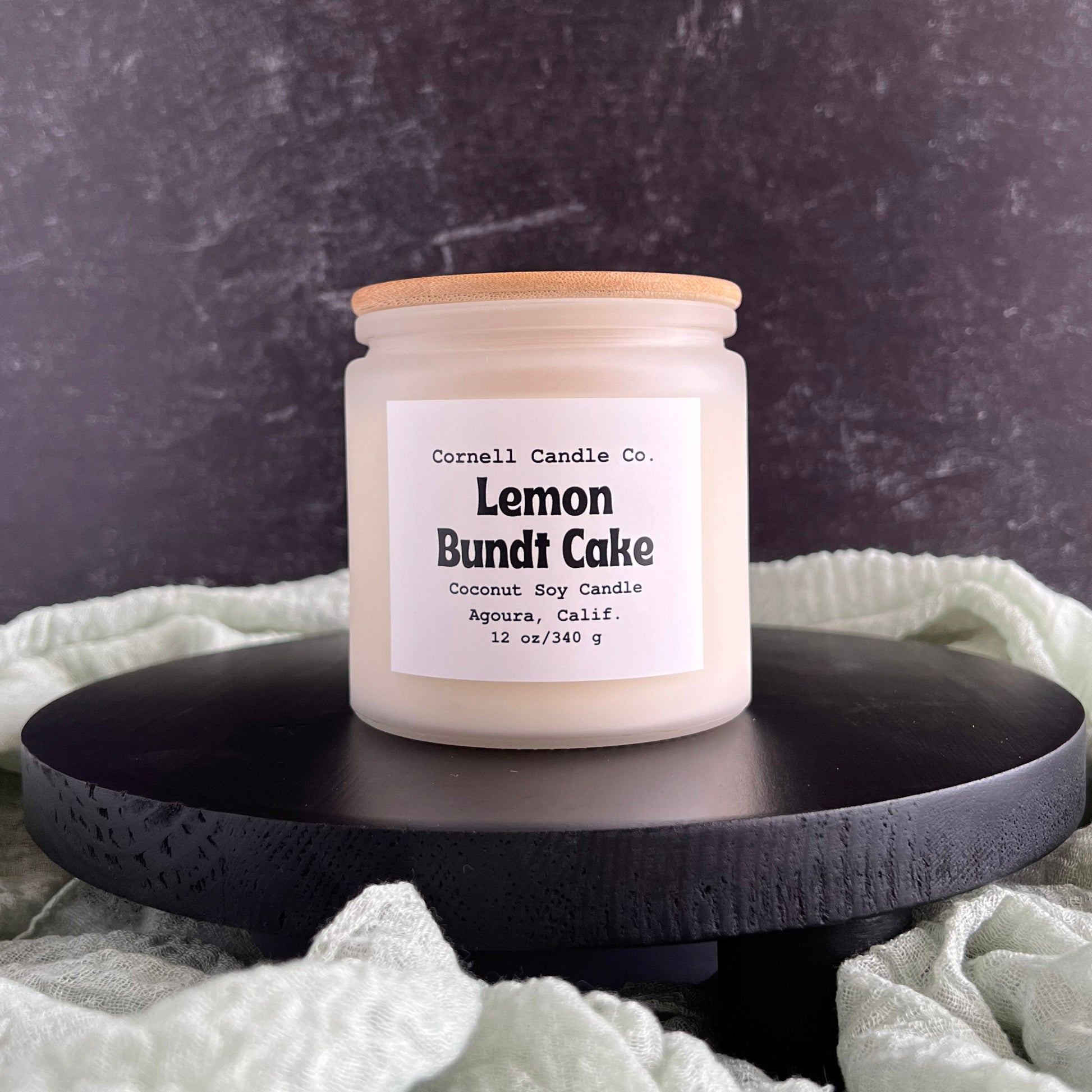 Lemon Bundt Cake Candle