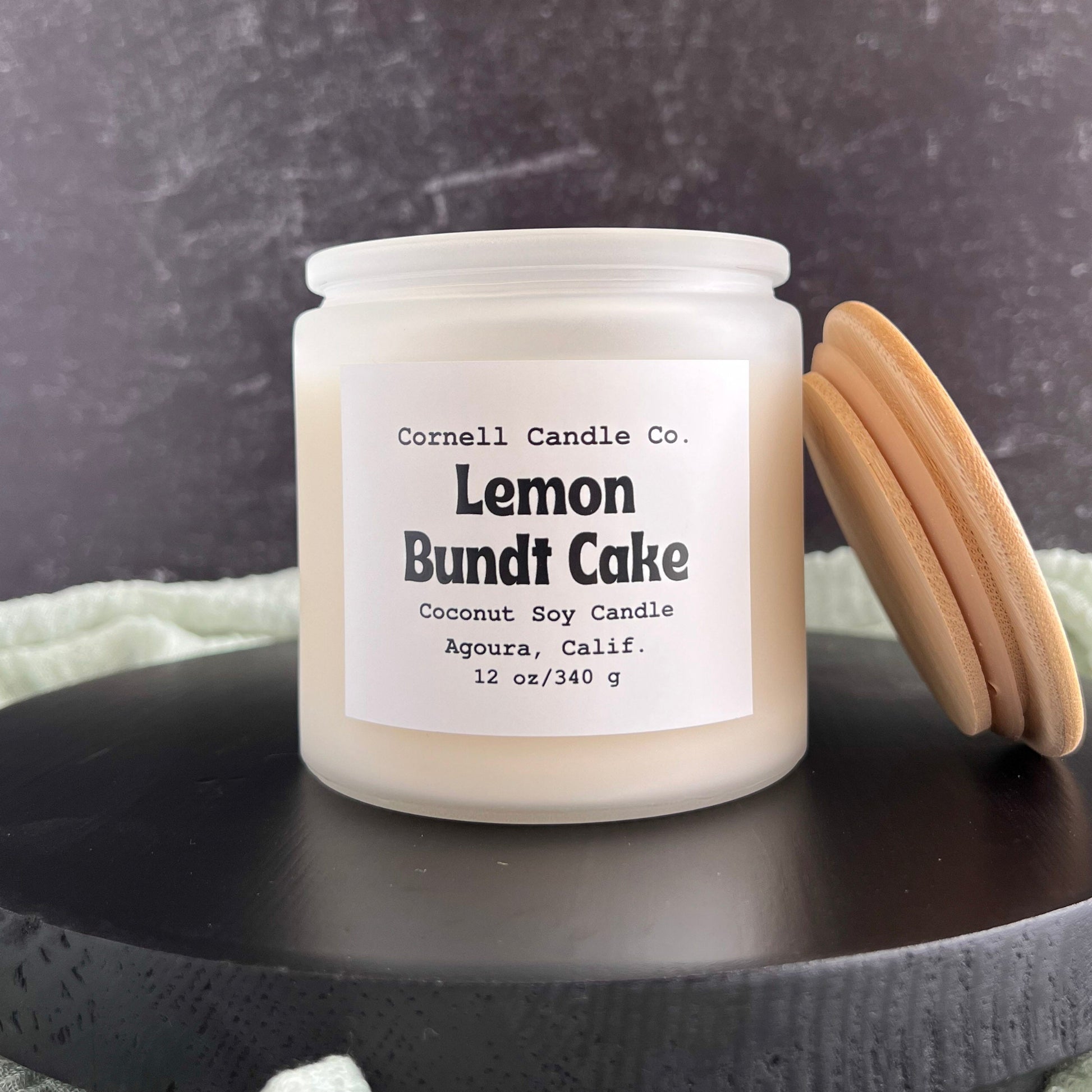 Lemon Bundt Cake Candle
