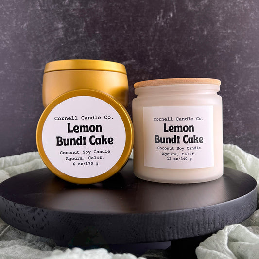 Lemon Bundt Cake Candle