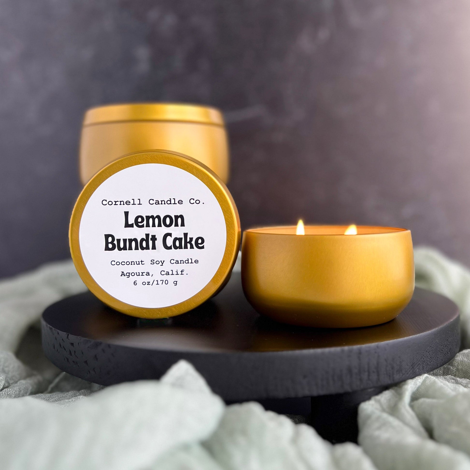 Lemon Bundt Cake Candle