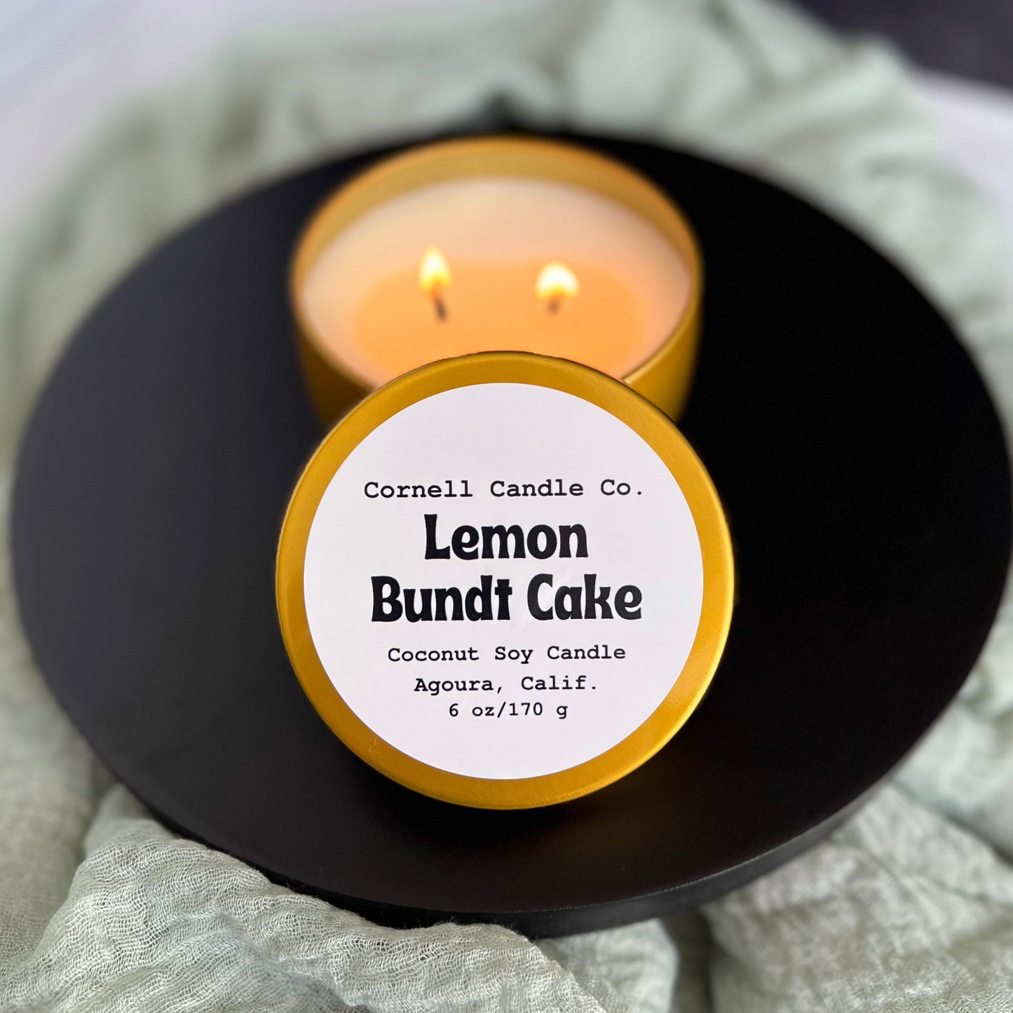 Lemon Bundt Cake Candle