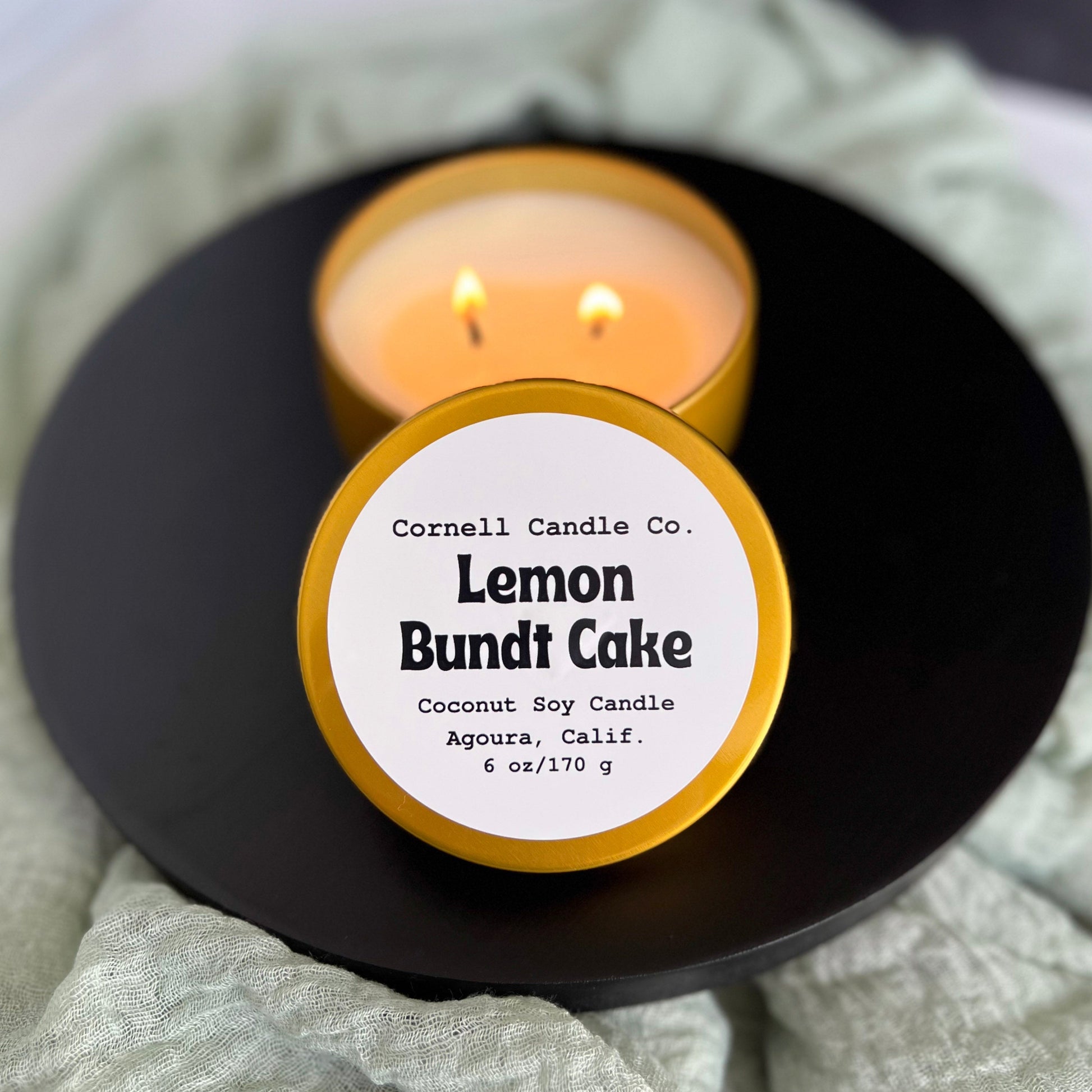 Lemon Bundt Cake Candle