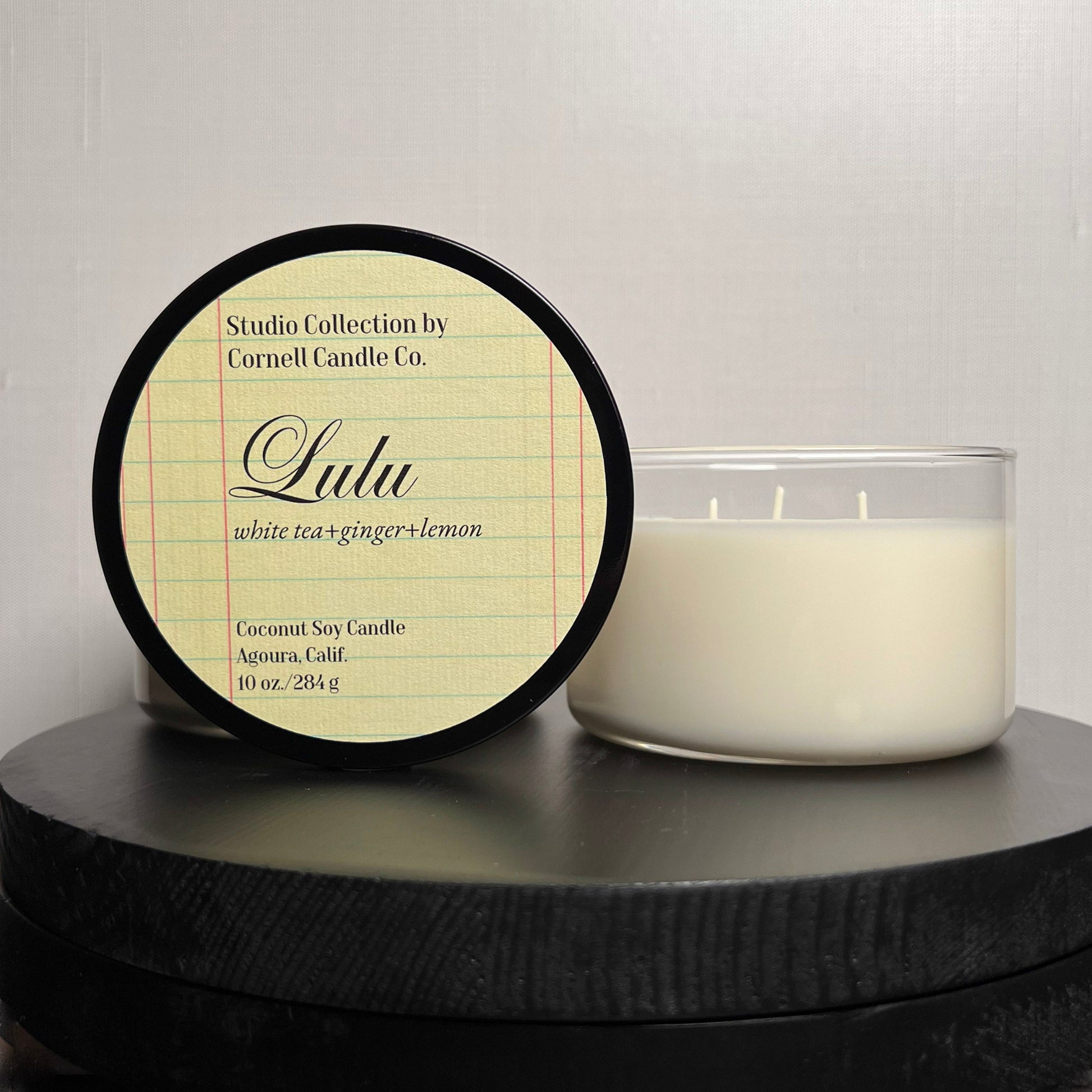 Lulu Candle ~ White Tea + Ginger + Lemon