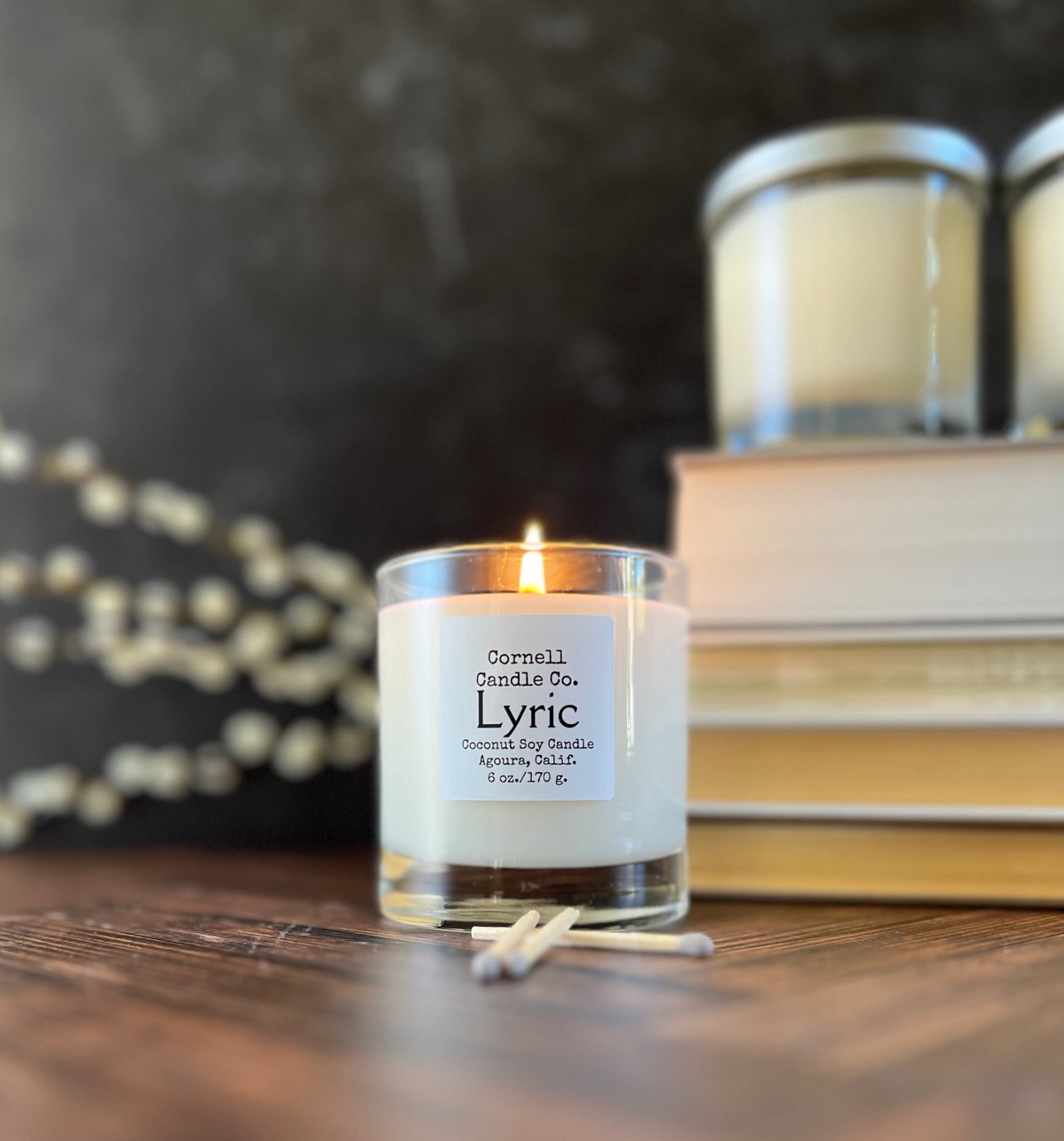 Lyric Candle - blackcurrant, absinthe, amber scent