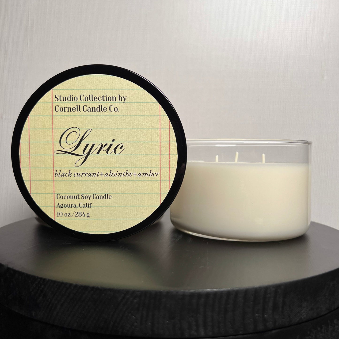 Lyric Candle ~ Black Currant + Absinthe + Amber