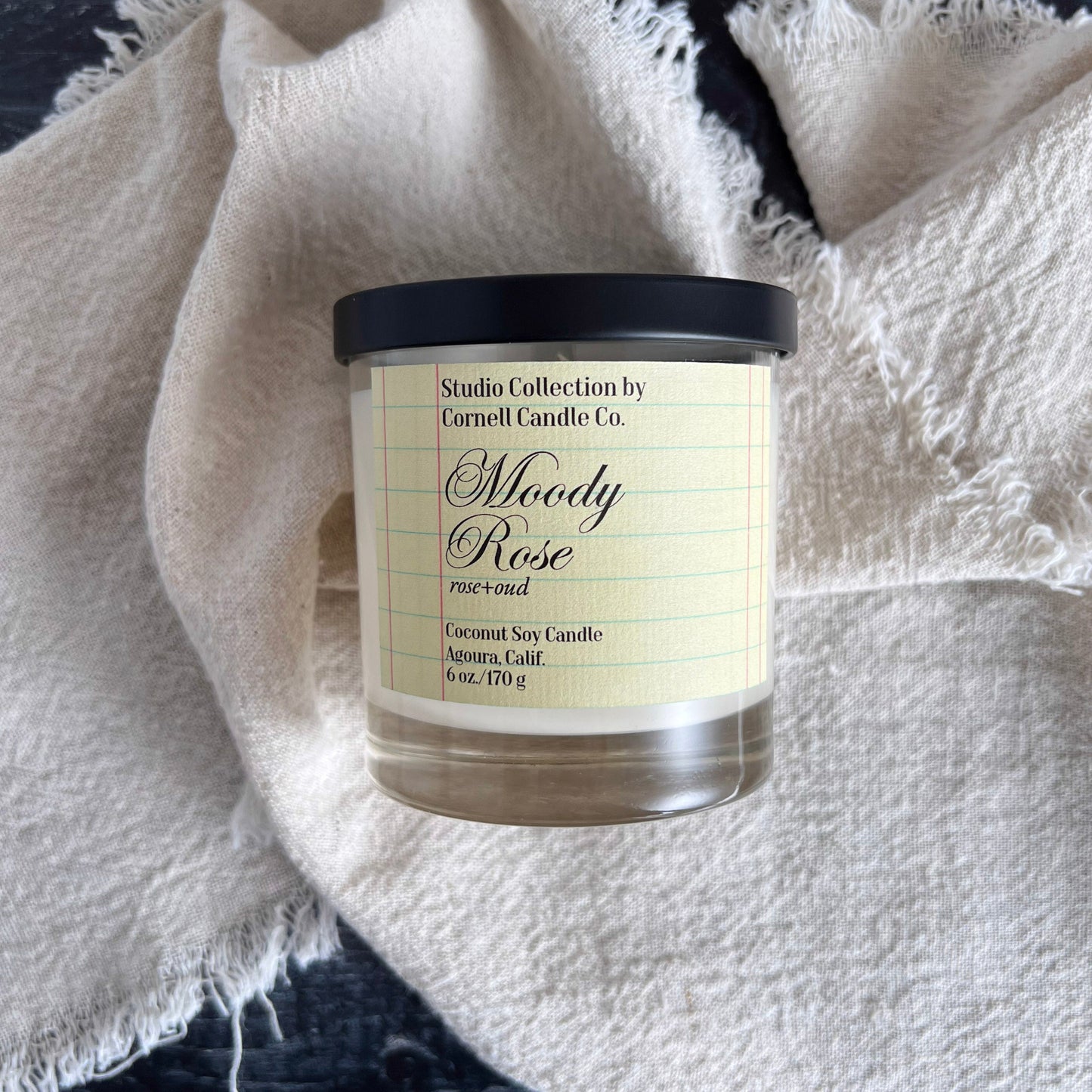 Moody Rose Candle ~ Rose + Oud