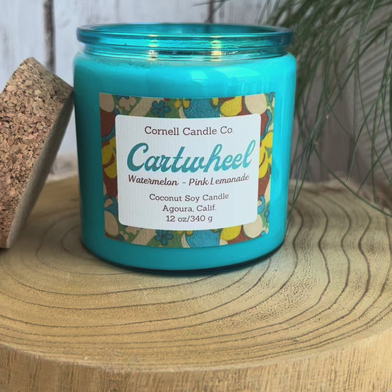Cartwheel Watermelon Pink Lemonade candle