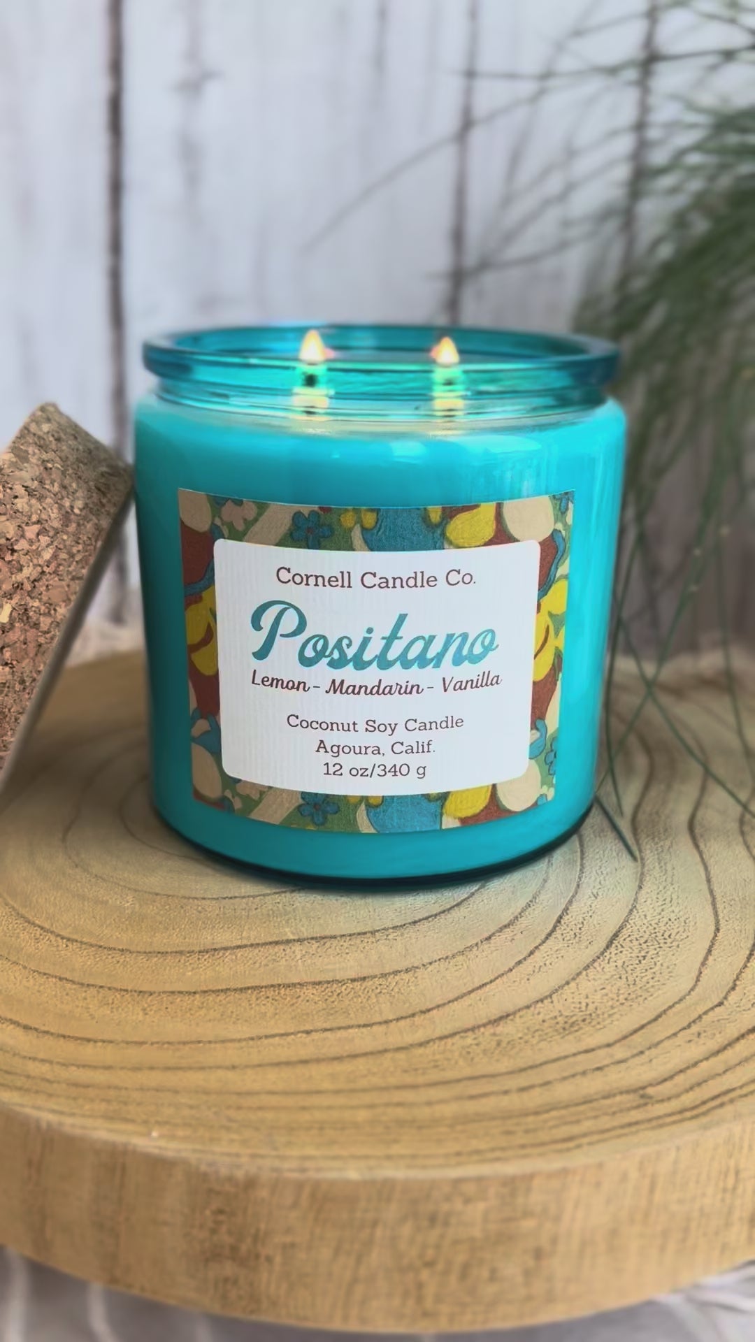 Positano Candle ~ Lemon + Orange + Vanilla