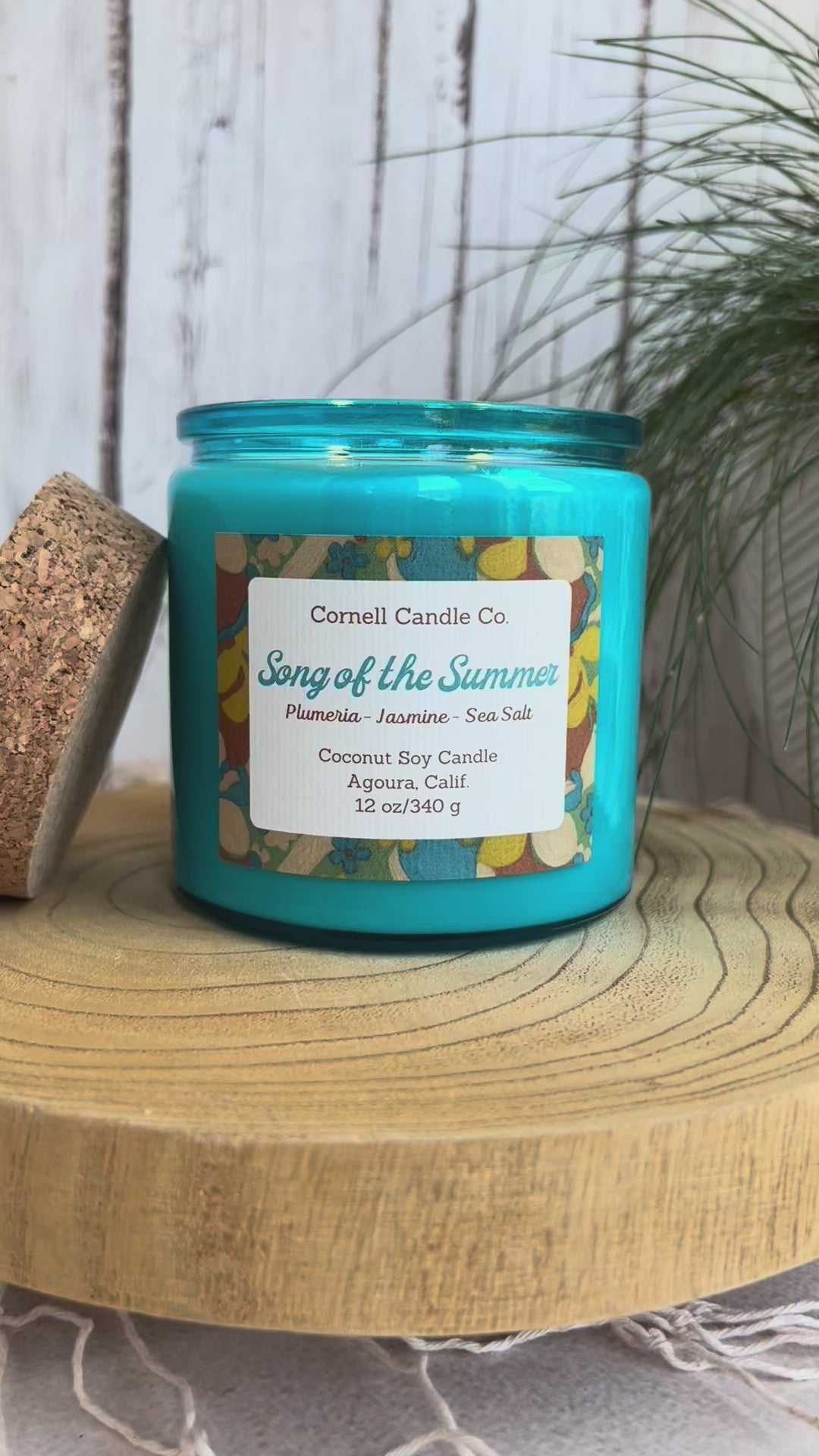 Song of the Summer 2026 Candle ~ Plumeria + Jasmine + Sea Salt