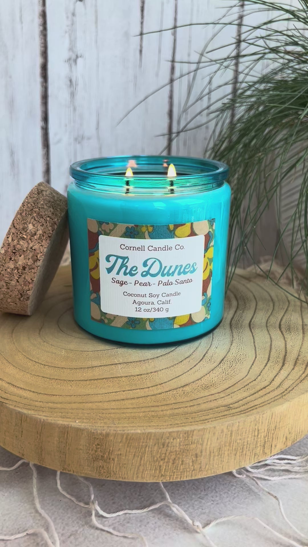 The Dunes Candle ~ Sage + Pear + Palo Santo
