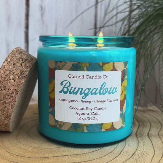 Bungalow Candle ~ Lemongrass + Honey + Orange Blossom