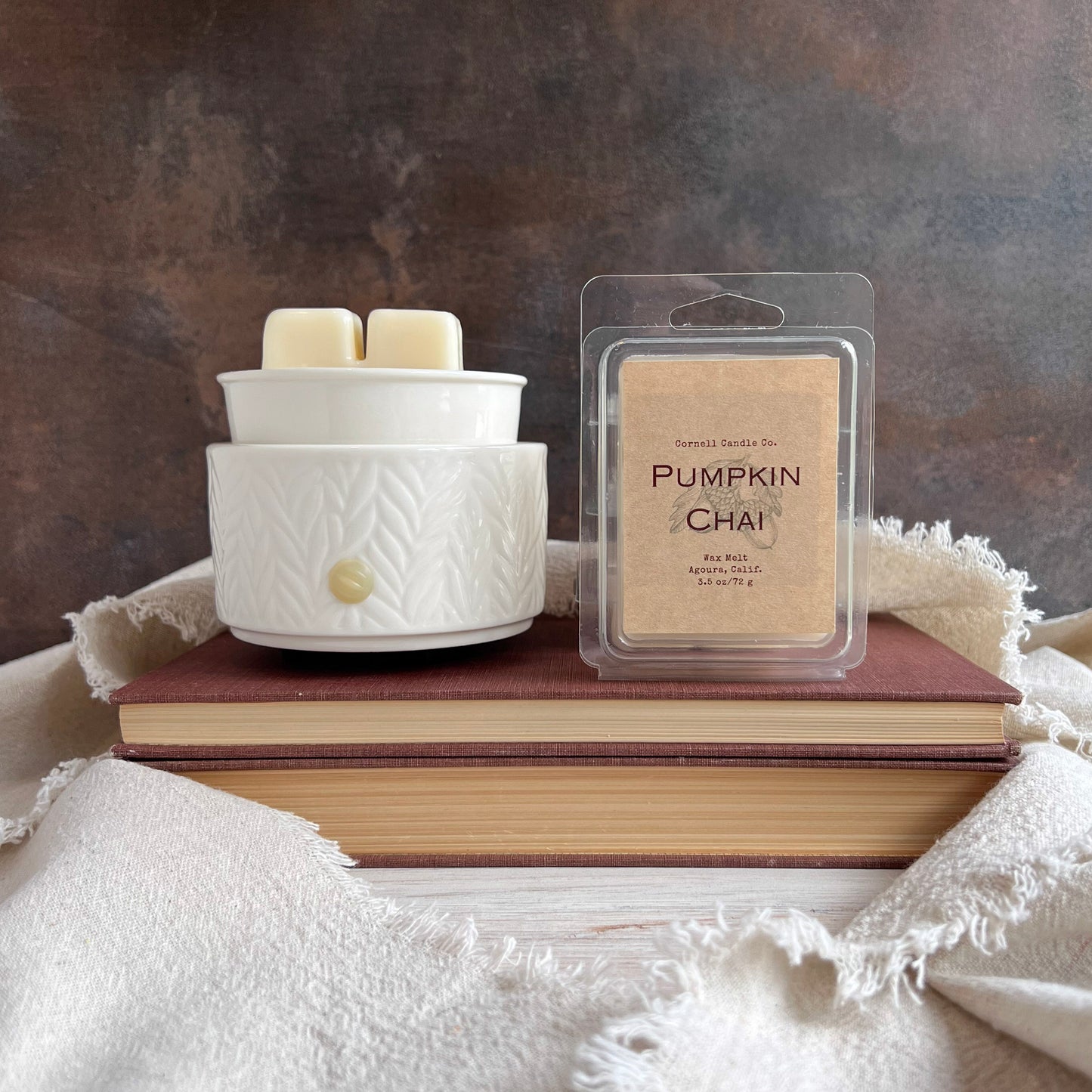 Pumpkin Chai Wax Melt ~ Vanilla + Amber + Musk
