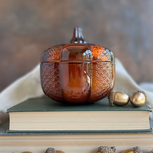 Pumpkin Chai Heirloom Pumpkin Candle ~ Pumpkin + Cardamom + Vanilla