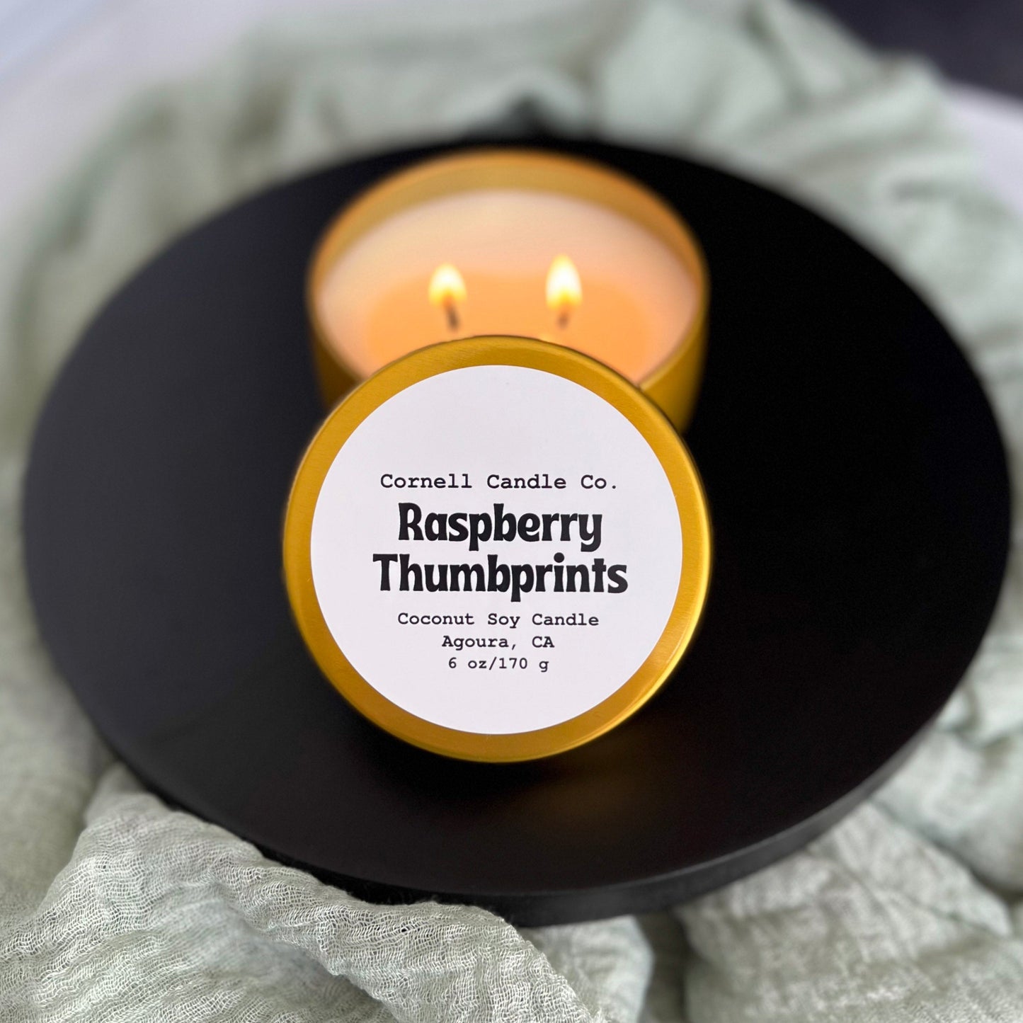Raspberry Thumbprints Candle ~ LIMITED EDITION