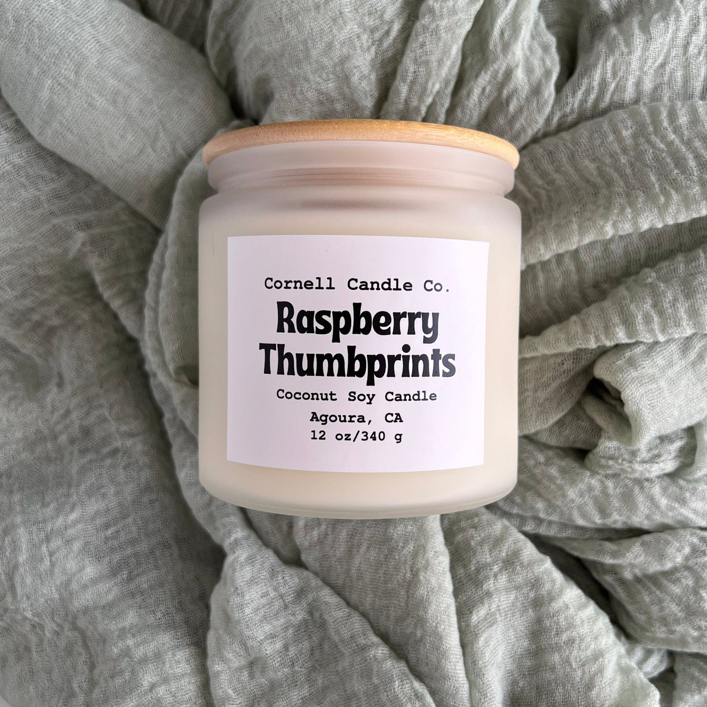 Raspberry Thumbprints Candle ~ LIMITED EDITION